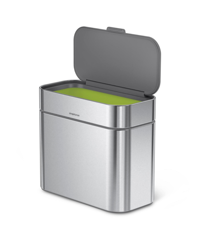 Simplehuman Compost Caddy, 4 Liter In Brushed Stainless Steel