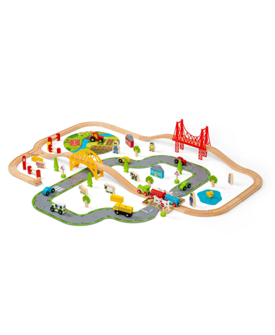 Bigjigs Toys Kids' Rural And Road Set In Multi