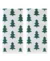 Skl Home Holiday Trees Towel Collection In Green