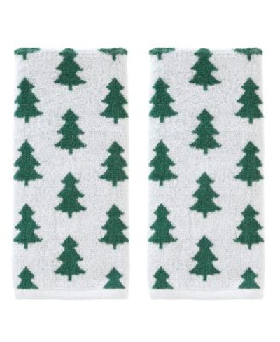 Skl Home Holiday Trees Towel Collection In Green