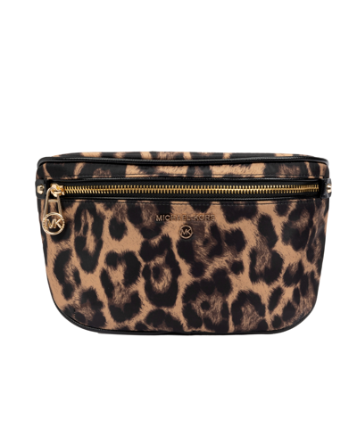 Michael Kors Michael  Nylon Fanny Pack, Created For Macy's In Leopard