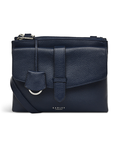 Radley London Foresters Drive Small Zip Top Crossbody Bag In Ink