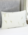 Prosleep Rayon From Bamboo Gel-infused Memory Foam Cluster Pillow, Jumbo In White,green