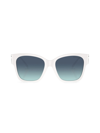 Tiffany & Co Women's 54mm Butterfly Sunglasses In Blue