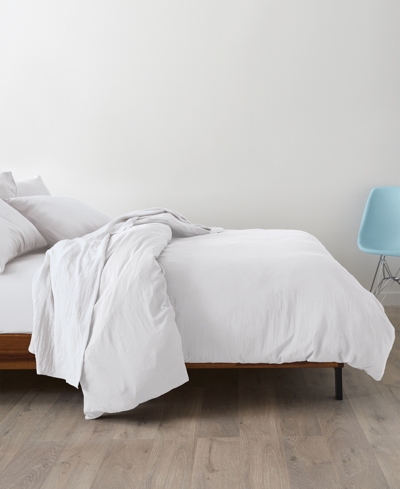 Ella Jayne Triple Brushed Microfiber 8-piece Duvet Bundle, Queen In White