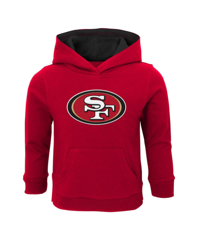 Outerstuff Babies' Toddler Boys And Girls Scarlet San Francisco 49ers Prime Pullover Hoodie