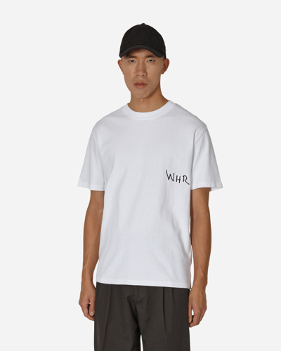 Western Hydrodynamic Research Logo Embroidery T-shirt In White