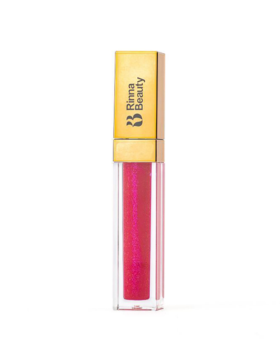 Rinna Beauty Larger Than Life All That Glitters Lip Plumping Gloss, 0.14 Oz. In Berry