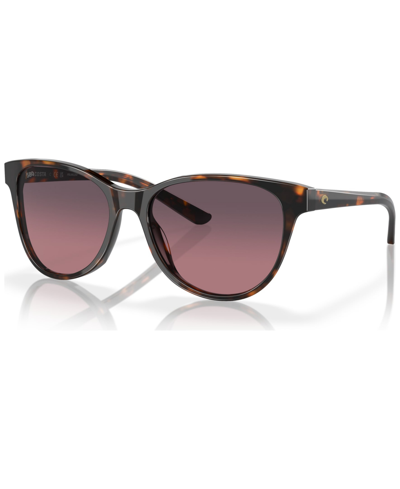 Costa Del Mar Women's Catherine Sunglasses In Tortoise-pink Polarized