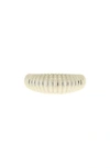 STERLING FOREVER STERLING FOREVER RIBBED OPEN BOMBE RING