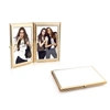 ADDISON ROSS LTD WHITE & GOLD TRAVEL FRAME