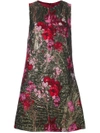 DOLCE & GABBANA FLORAL BROCADE MINI DRESS,F65W5TFJM2E12207895