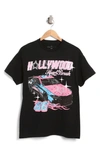 ALPHA COLLECTIVE HOLLYWOOD RACING COTTON GRAPHIC T-SHIRT