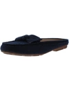 Masseys Charm Womens Faux Leather Slip On Mules In Multi