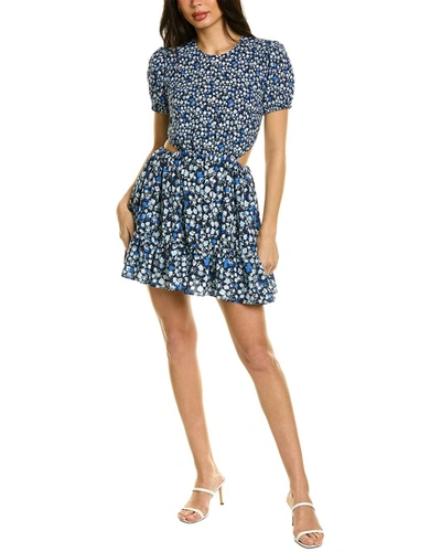 French Connection Bethany Womens Cutout Short Mini Dress In Blue
