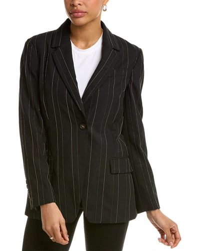 Brunello Cucinelli Wool-blend Blazer In Black