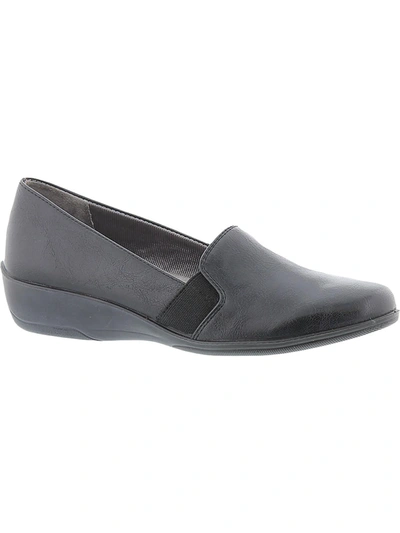Lifestride Isabella Womens Leather Slip On Casual Shoes In Grey
