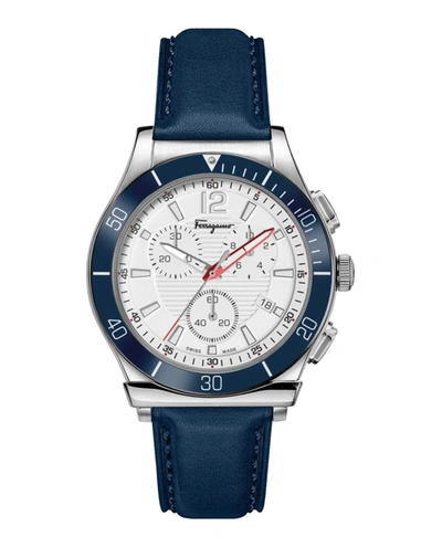 Ferragamo 1898 Sport Watch In Blue