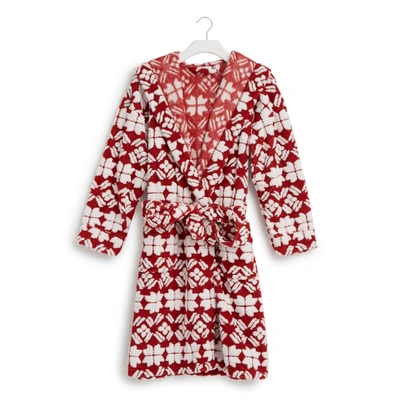 Vera Bradley Jacquard Fleece Robe In Red