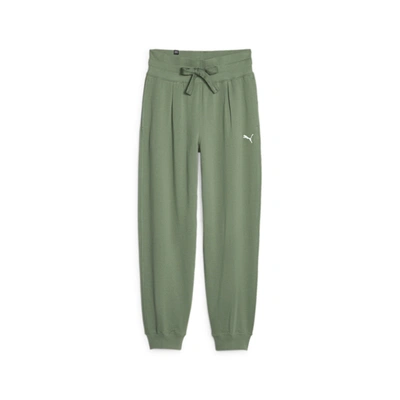 Puma Women's Her High-waist Pants In Green