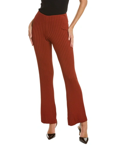 Galvan Ribbed-knit Trousers In Red