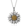 Ross-simons Sterling Silver And 14kt Yellow Gold Sunflower Pendant Necklace In Gold