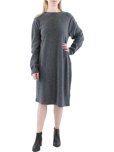 Polo Ralph Lauren Womens Wool Blend Knee-length Sweaterdress In Grey