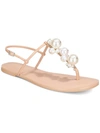 Inc Paeryn Womens Ankle Strap Open Toe Flatform Sandals In Beige