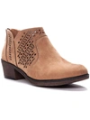 PROPÉT REMY WOMENS PERFORATED SLIP ON ANKLE BOOTS