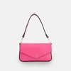 APATCHY LONDON THE MUNRO BARBIE PINK LEATHER SHOULDER BAG