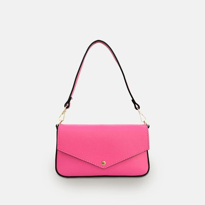 Apatchy London The Munro Barbie Pink Leather Shoulder Bag