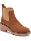 Aqua College Women's Raine Waterproof Chelsea Boots, Created For Macy's In Brown