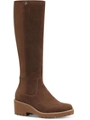Giani Bernini Valensia Womens Suede Tall Knee-high Boots In Brown