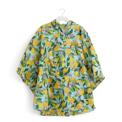 Vera Bradley Rain Poncho In Green