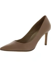 Naturalizer Jayla-pump Mid-heel Square Toe Pumps In Beige