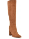 NINE WEST DANEE WOMENS SOLID POINTED TOE KNEE-HIGH BOOTS