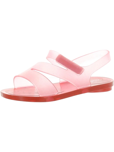 Mini Melissa Mini The Real Jelly Paris Bb Girls Toddler Glitter Jelly Sandals In Pink