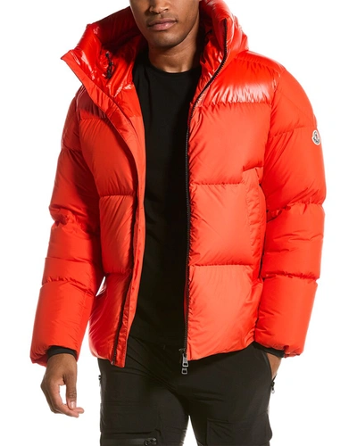 Moncler Damavand Down Coat In Orange