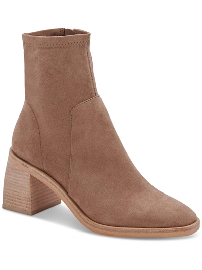 Dolce Vita Bel Womens Ankle Ankle Boots In Beige