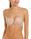 Natori Feathers Strapless Plunge Multi Way Bra In Beige
