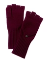 AMICALE CASHMERE WAFFLE KNIT CASHMERE GLOVES