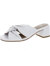 Eileen Fisher Vow Womens Leather Slip On Heels In White