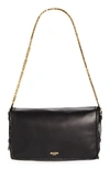 Moschino Women's Medium Leather Shoulder Bag In Black