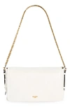 Moschino Mini Logo Strap Crossbody Bag In White