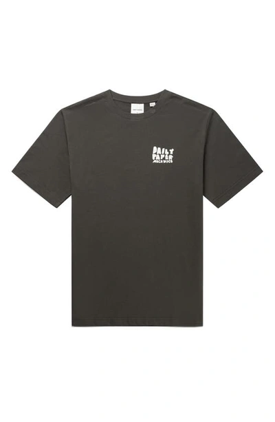 Daily Paper Halim Cotton Graphic T-shirt In Ash Grey