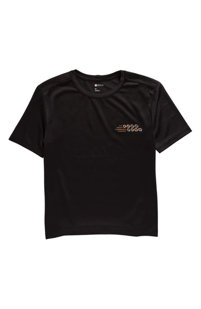 Zella Kids' Bar Code Graphic T-shirt In Black Fearless