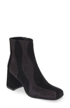 Jeffrey Campbell Lavalamp Bootie In Grey Black Suede