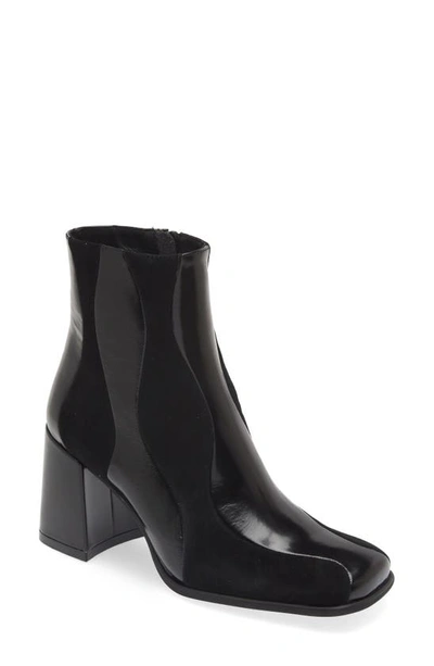 Jeffrey Campbell Lavalamp Bootie In Black Box Combo
