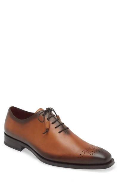 Mezlan Brogue Oxford In Tan