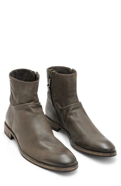 John Varvatos Men's Morrison Sharpei Side Zip Boots In Steel Grey
